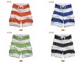 Horizontal Stripe Beach Style Casual Designer Men's Shorts
