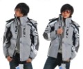 Unique Grey Outwear 100% Polyester Men's Hoodies & Sweatshirts