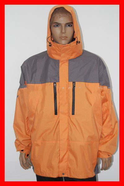 Unique Orange 100% Nylon Waterproof Style Men's Sweatshirts
