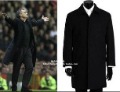 Mourinho's Favorite Wool Material Cashmere Outerwear Men's Coat