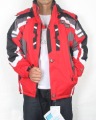 Heavy-Duty 100% Polyester Red Color Men's Hoodies & Sweatshirts
