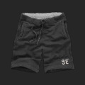 Unique Black with Lace-Up Casual Style Men's Shorts