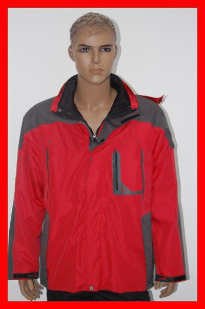 Red Color Waterproof Style 100% Nylon Men's Sweatshirts
