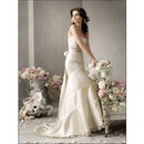 Ivory Floor-length With Ribbons Beach Wedding Dresses