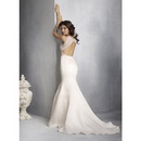 Sleeveless Backless Floor Length Beach Wedding Dresses