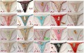 Bikini Style Lady's Lace Material Breathable Sexy Thongs & G-Strings