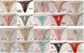 T-Shaped Designer Mixed Style Lace Breathable Thongs & G-Strings