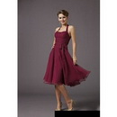Anti-Static Sleeveless Straps Ruffle Halte Chic & Modern Court Train Wedding Dresses