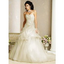 Ball Gown Floor Length Lace Material Beach Wedding Dresses