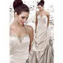 Beaded & Embroidery Sleeveless High Waist Ankle-Length Wedding Dresses