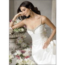 Emproidery A-Line Sheath Column Beach Wedding Dresses