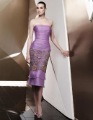 Slim Strapless Off the Shoulder Elegant and Modern Cocktail Party Dresses