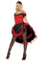 Soft Stretchy Red Black Lycra European Palace Retro Corsets Princess Zentai E02635 Clothing Catsuits