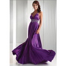 Ball Gown Asymmetrical Sweetheart Chic & Modern Taffeta Petite Ribbons Purple wedding dress