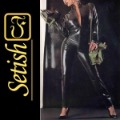 Zip From The Front Neck Through Crotch Exotic Apparel Costumes Demask Party White Clothing Catsuits