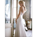 With Spaghetti Straps Sleeveless Halter & Satin Beach Wedding Dresses