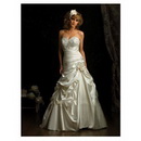 Church Brush Train Strapless Classic & Timeless Chapel Train Wedding Dress