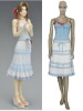 Final VII Yuffie Kisaragi Cosplay Light Blue Fantasy Costume