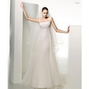 Sheath Column Waist Designer Floor Length Beach Wedding Dresses