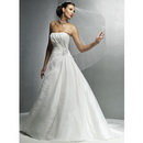 Classic & Timeless Bateau Floor Length Beach Wedding Dresses