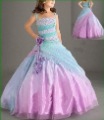 Ankle-length Tulle & Ruffles With Spaghetti Straps Ball Gown Wedding Dresses