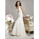 V-Neck A-Line Sheath Column Beach Wedding Dresses