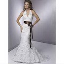 Custom Made Noble Free Shipping Mermaid Lace Halter V-Neck Sleeveless Wedding Dresses For Bride