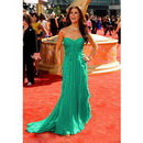 Elegant Turquoise Prom Gown Floor Length Evening Dress
