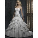 Free Shipping Stylish Sweetheart Beaded Lace-up Bridal Dress/wedding Gown/evening Gown/bridesmaid Dress/wedding Accessory/veil