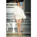 Chic & Modern White Mini One Shoulder Evening Dresses
