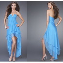 Strapless Sleeveless Beading Embroidery Designer Halter Chiffon Elegant Homecoming Dresses