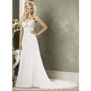 Freeshipping Gorgeous Bridal Watteau Train Wedding Dresses