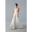 Ivory / White A-Line Applique Sleeveless Spaghetti Zipper Up Empire Weddings Dresses