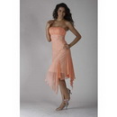 Paillette and Embroidery A-line Sweetheart Spaghetti Straps Tea Length Bridesmaid Party Dress