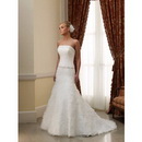 Free Shipping Hot Sale Bridal Watteau Train Wedding Dresses 1841