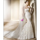 2011 Year New Design Hot Selling Full Lace Mermaid Wedding Dress