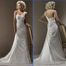 HS9922 Classic Free Shipping 100% Guaranteed Floor-length A-line One Shoulder Strap Taffeta Bridal Dress
