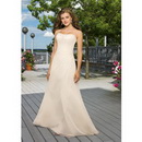 Gorgeous Off-the-shoulder Bridal Sheath Crystal Floor-Length Wedding Dresses