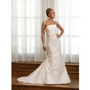 Free Shipping Hot Sale Bridal Watteau Train Wedding Dresses 1862