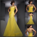 P0934 Free Shipping Tony Bowls Beading Style Lady New Mermaid Gown One Shoulder Party Dress
