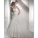 New Bride Watteau Train Wedding Dresses
