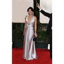 Sheath Column Halter Sleeveless Floor-Length Elastic Satin Celebrity Dresses