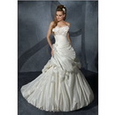 New Princess Off-Shoulder Floor-Length Strapless Satin Wedding Dresses