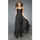 Unique Black Cool Lace Spaghetti Straps Stylish Dress