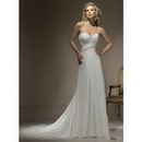 Elegance White Ivory Floor Length Sweetheart Neckline Style Prom Dress
