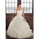 Discount ! FREE Shipping ! Best Selling 2010 Glamorous Ball Gown Sweetheart Organza Designer Lazaro Bridal Wedding Dress