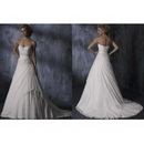 New Arrival Princess A-Line Wedding Gowns Strapless Floor-Length Sequined Princess Wedding Dresses