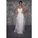 A-Line Sweetheart Neckline Applique Sleeveless Empire Wedding Dresses