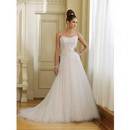 Free Shipping Hot Sale Bridal Watteau Train Wedding Dresses 1834