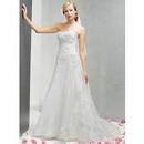 Trumpet Mermaid Strapless Embroidery Floor-Length Wedding Dresses